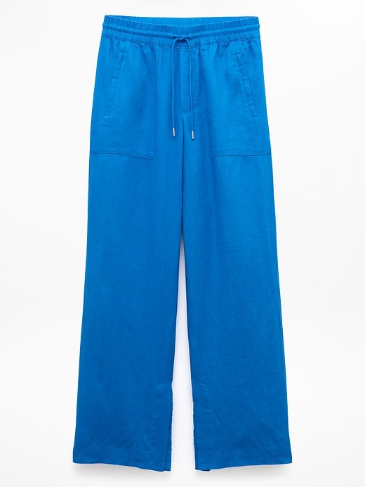 Image number 6 showing, Retreat Linen High Rise Wide Leg Pant