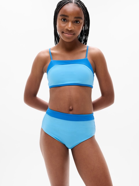 Athleta Girl Reversible High Rise Swim Bottom