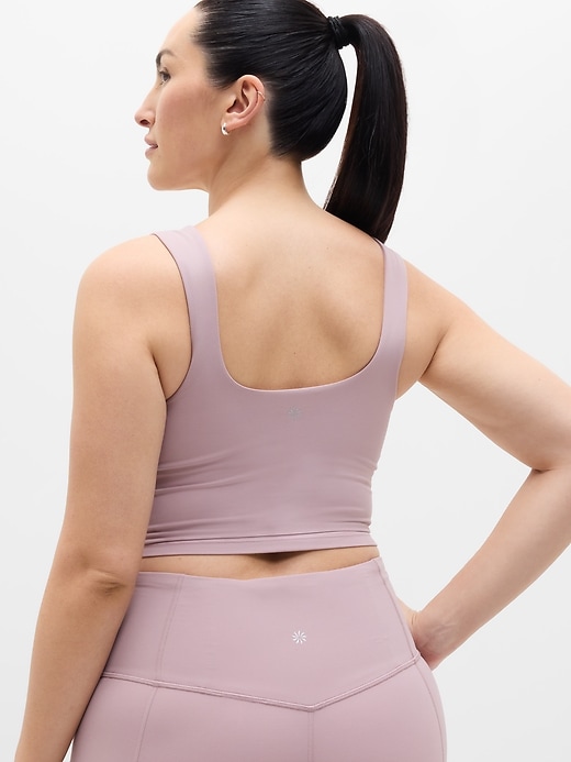Image number 3 showing, Transcend Square Neck Crop Sports Bra D-DD
