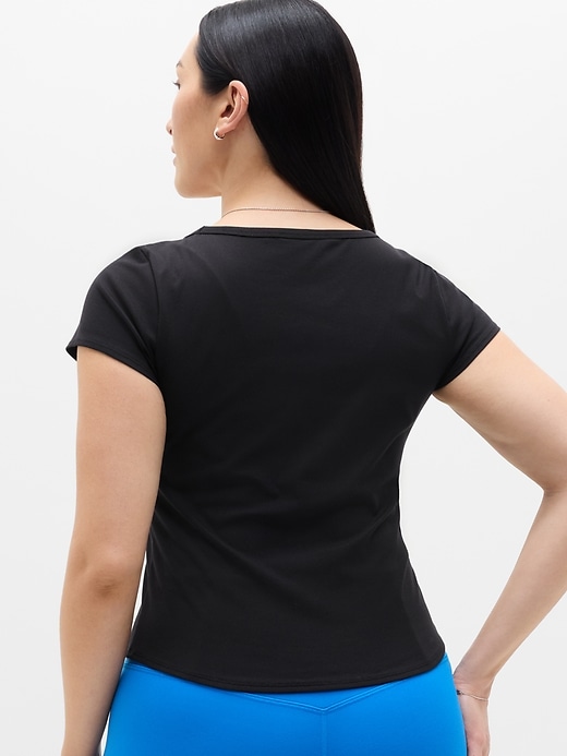 Image number 7 showing, Signature Rib Scoop Tee