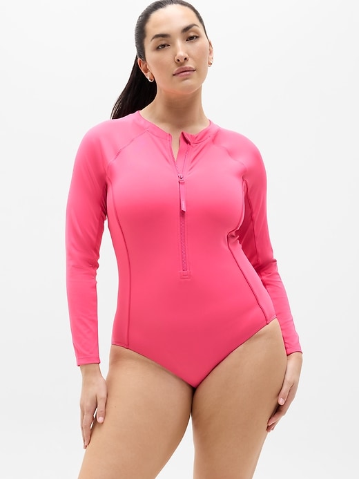 Image number 5 showing, Sun Shield Rashguard One Piece