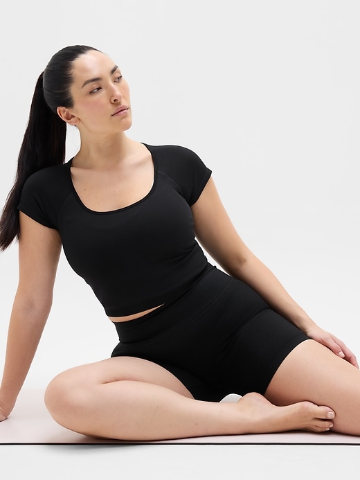 Image number 5 showing, Recharge Seamless Open Back Tee