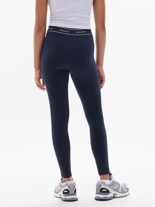 Image number 3 showing, Athleta Girl High Rise Chit Chat Logo Legging