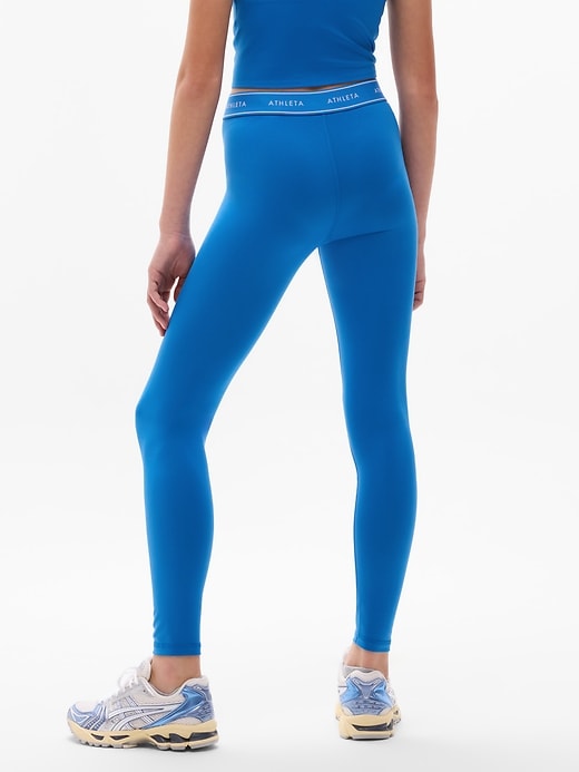 Image number 3 showing, Athleta Girl High Rise Chit Chat Logo Legging