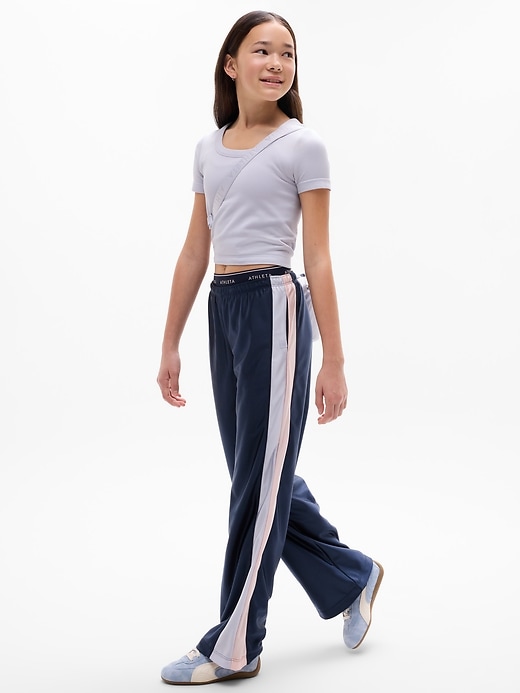 Image number 2 showing, Athleta Girl Rise Above Rib Scoop Tee