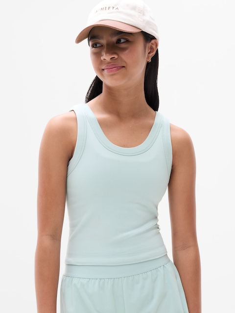 Athleta Girl Rise Above Rib Scoop Tank