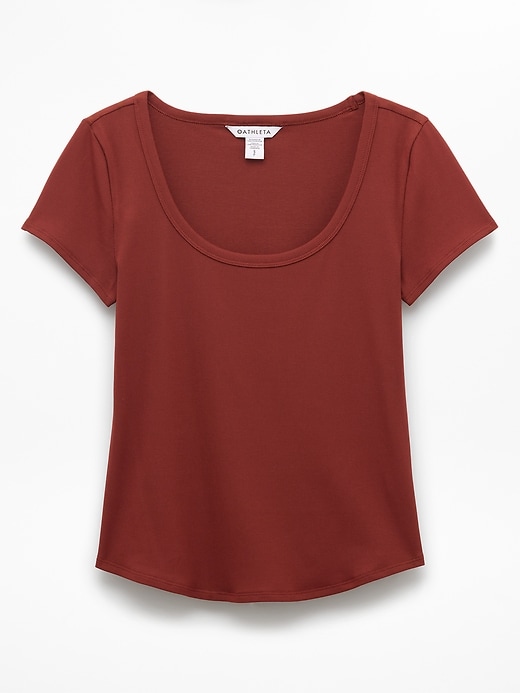 Image number 8 showing, Signature Rib Scoop Tee