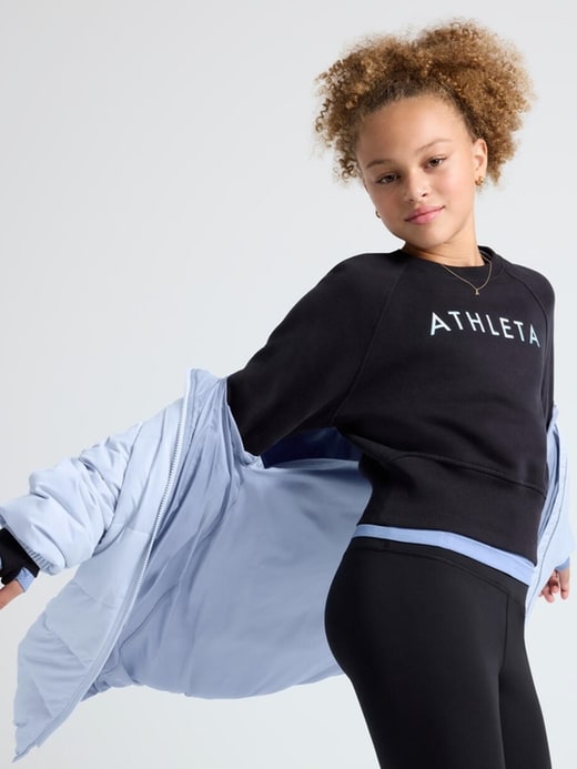 Image number 5 showing, Athleta Girl All Day Crewneck Sweatshirt