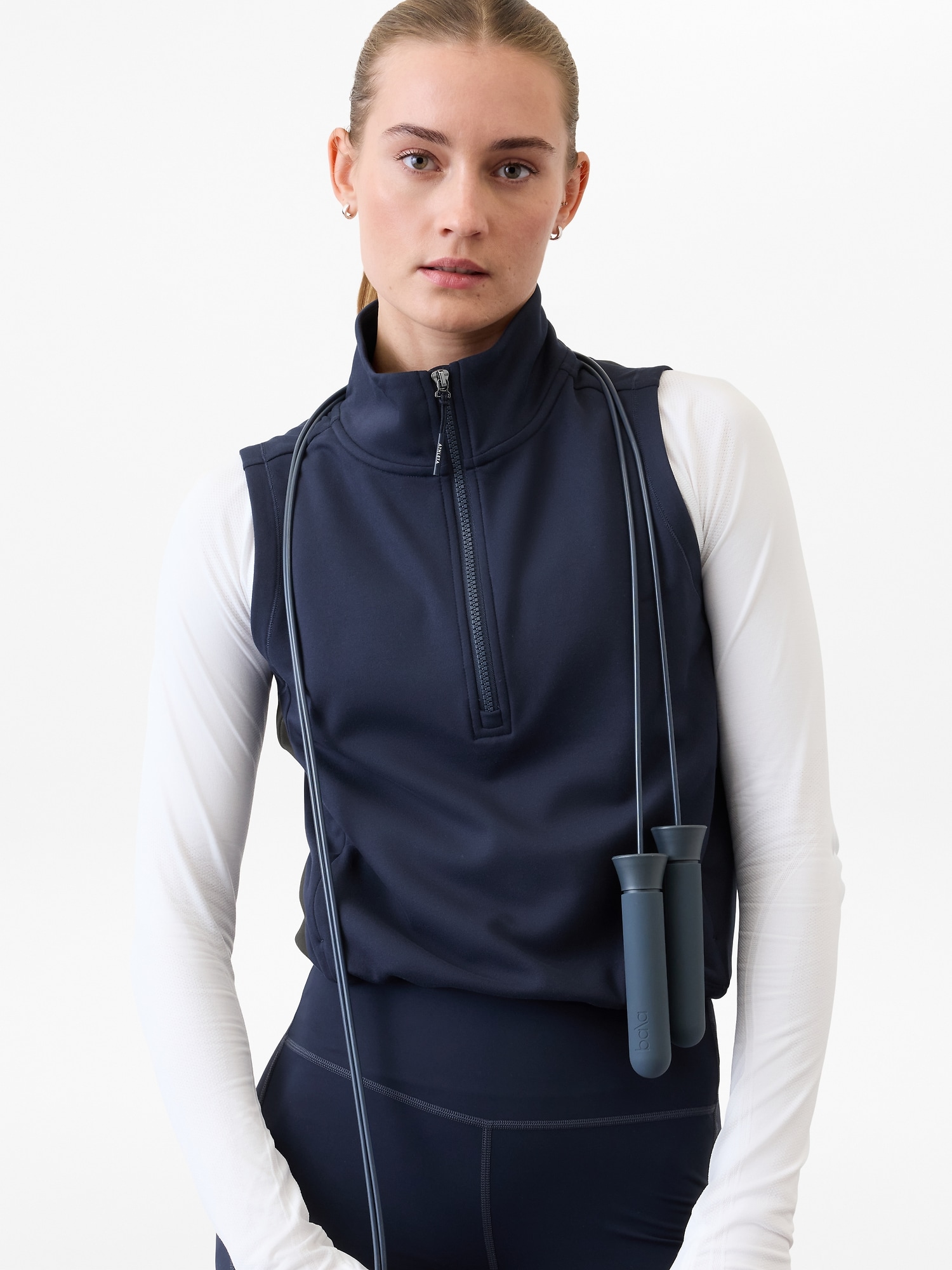 Unstoppable 1/2 Zip Cropped Vest | Athleta