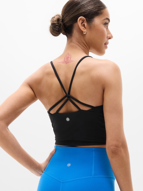 Transcend Thin Strap Crop Bra