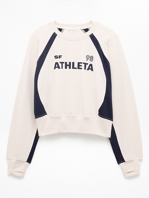 Image number 5 showing, Athleta Girl All Day Crewneck Sweatshirt