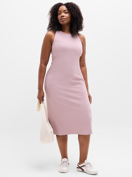 Image number 1 showing, Seasoft Rib Midi Tank Dress