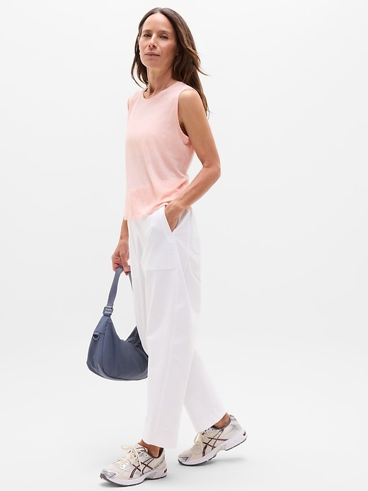 Image number 2 showing, Getaway Linen Blend Muscle Tank