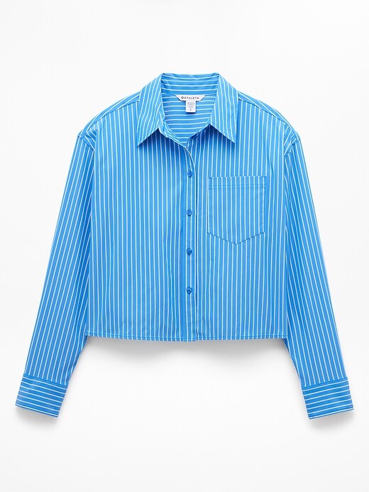 Image number 6 showing, Midday Cropped Poplin Shirt