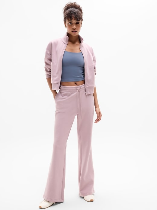 Image number 3 showing, Forever Fleece Mid Rise Flare Pant