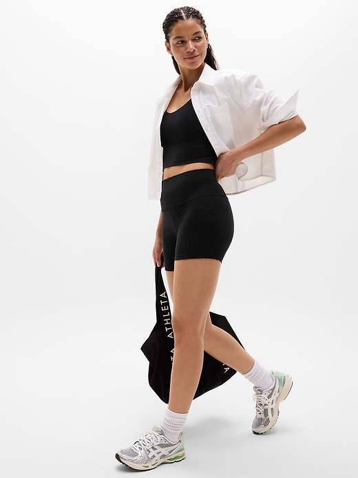 Image number 2 showing, Salutation Stash High Rise 5" Short