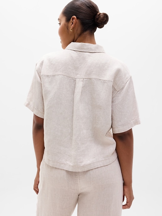 Image number 8 showing, Retreat Linen Short Sleeve Shirt