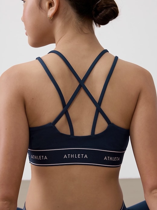 Image number 5 showing, Athleta Girl High Speed Logo Bra