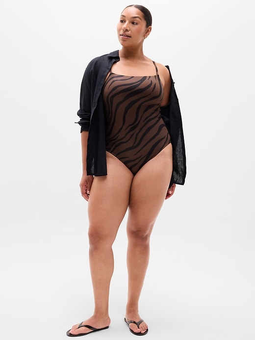 Image number 3 showing, Straight Neck One Piece