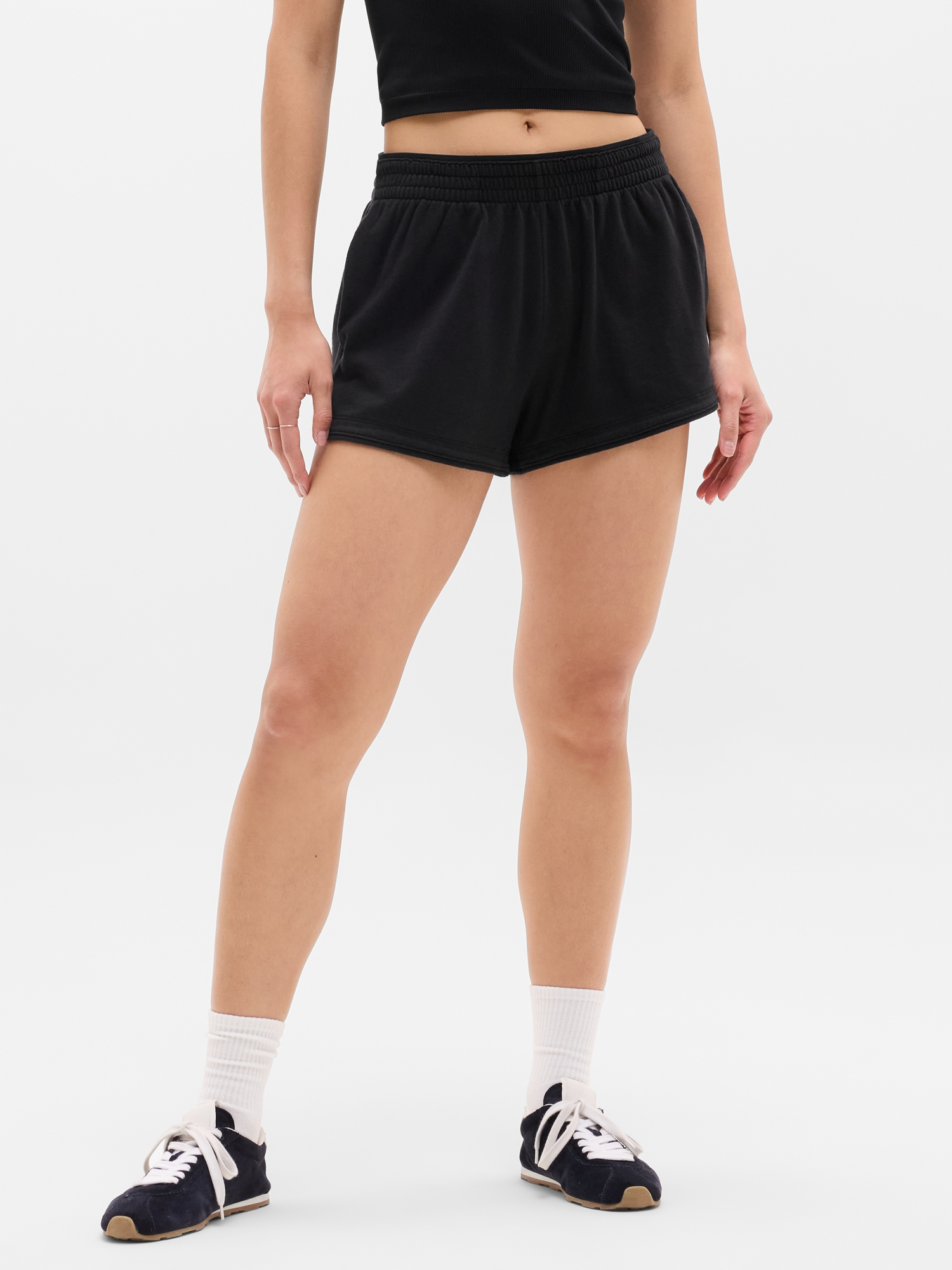 Jupe short à volants grise femme - GYAL
