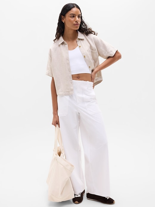 Image number 2 showing, Retreat Linen Short Sleeve Shirt