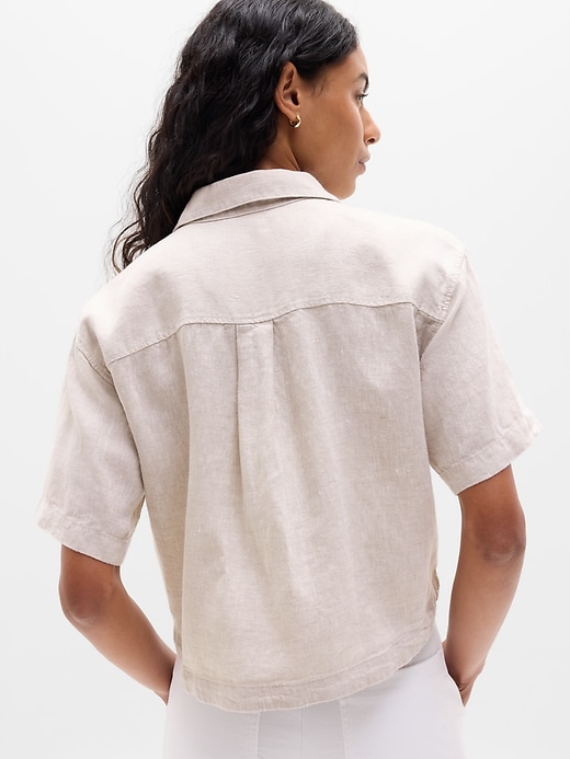 Image number 3 showing, Retreat Linen Short Sleeve Shirt