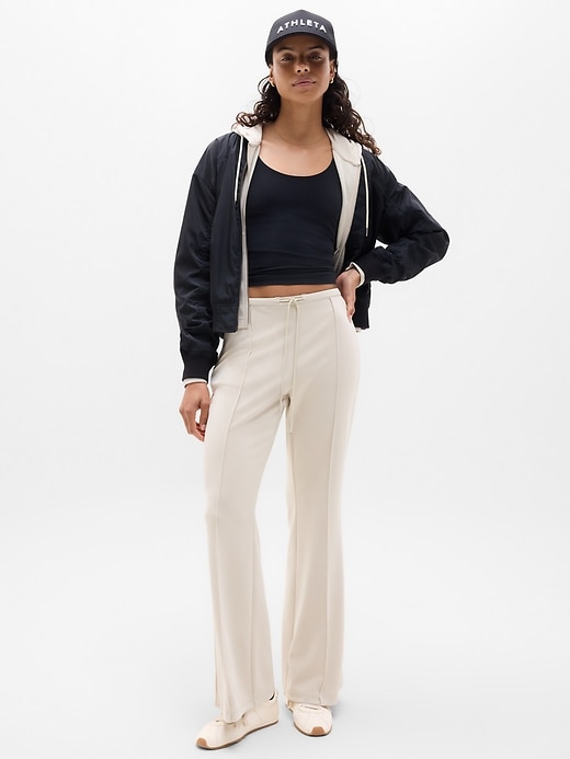 Image number 2 showing, Seasoft Pintuck Mid Rise Flare Pant