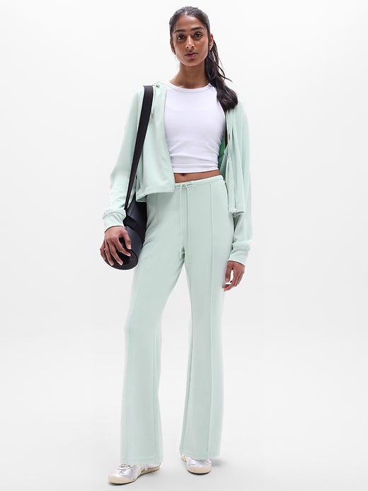 Image number 2 showing, Seasoft Pintuck Mid Rise Flare Pant