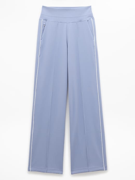 Image number 5 showing, Venice High Rise Track Stripe Wide Leg Pant