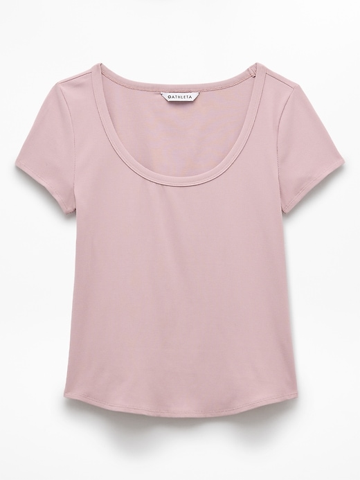 Image number 8 showing, Signature Rib Scoop Tee