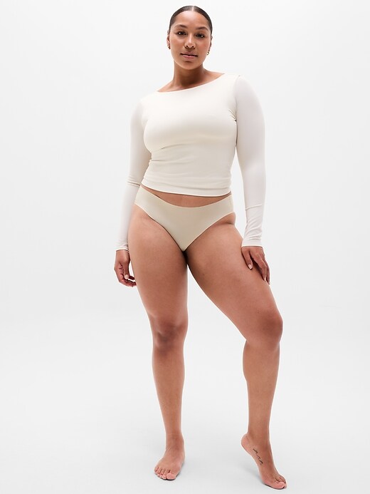 Image number 5 showing, Sleek Form No Show Bikini Underwear 3-Pack