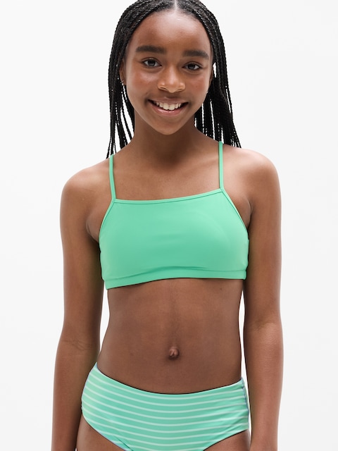 Athleta Girl Reversible Square Neck Bikini Top