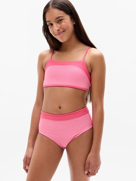 Image number 1 showing, Athleta Girl Reversible High Rise Swim Bottom