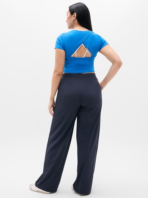 Image number 5 showing, Brooklyn Mid Rise Wide Leg Pant