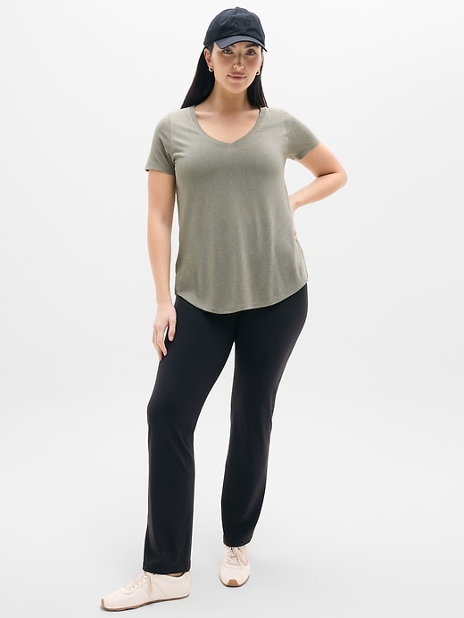 Image number 5 showing, Breezy Scoop V-Neck Tee