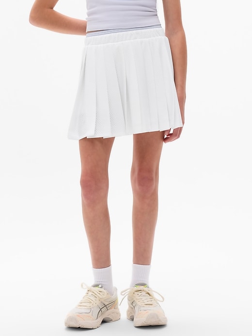 Image number 1 showing, Athleta Girl Pleat Perfect Mesh Skort