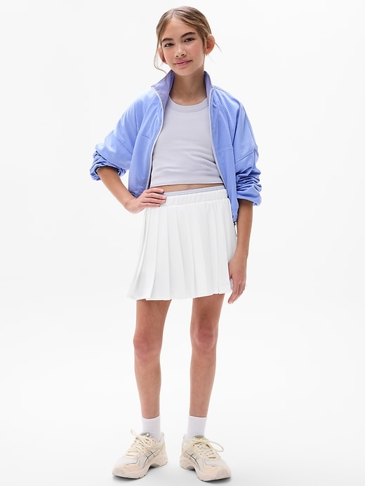 Image number 2 showing, Athleta Girl Pleat Perfect Mesh Skort