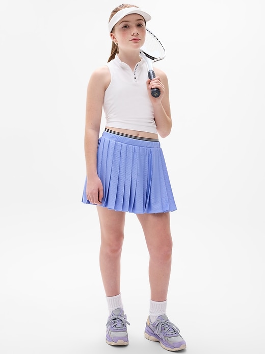 Image number 2 showing, Athleta Girl Pleat Perfect Mesh Skort