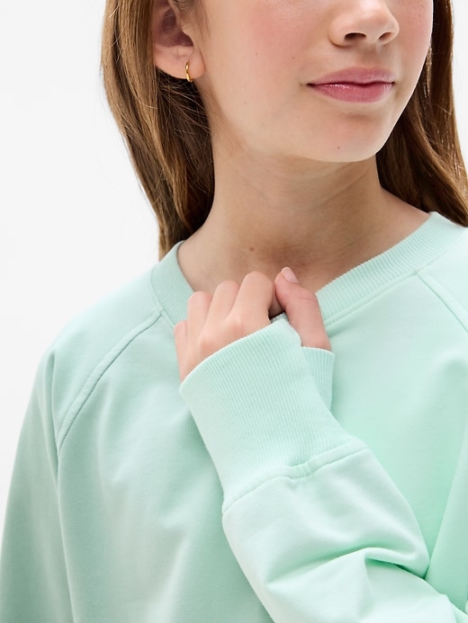 Image number 4 showing, Athleta Girl All Day Crewneck Sweatshirt