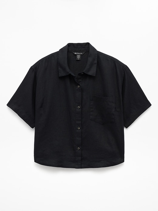 Image number 8 showing, Retreat Linen Short Sleeve Shirt