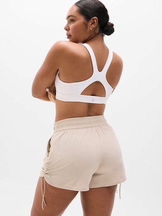 Image number 5 showing, Weekender High Rise Ruched Run Short