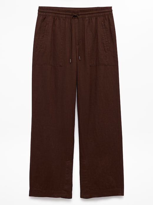 Image number 7 showing, Retreat Linen High Rise Wide Leg Pant