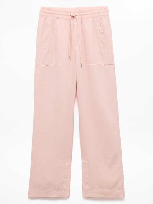 Image number 7 showing, Retreat Linen High Rise Wide Leg Pant