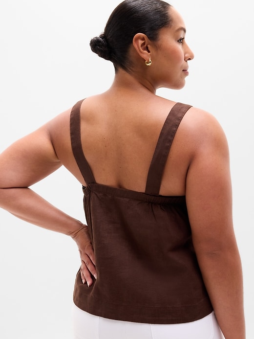 Image number 4 showing, Retreat Linen Tank