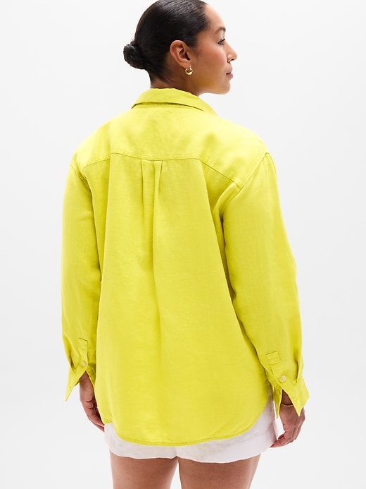 Image number 5 showing, Retreat Linen Top