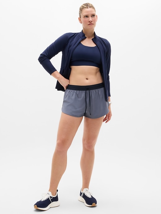 Image number 5 showing, Speedwork Mid Rise Elastic Waistband Short