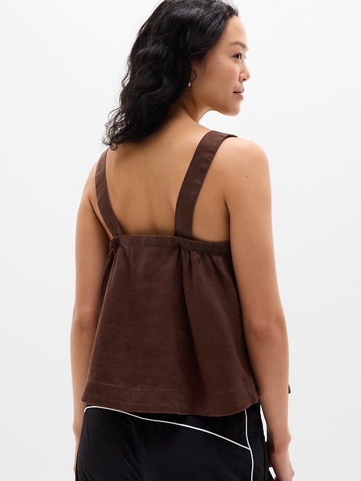 Image number 2 showing, Retreat Linen Tank