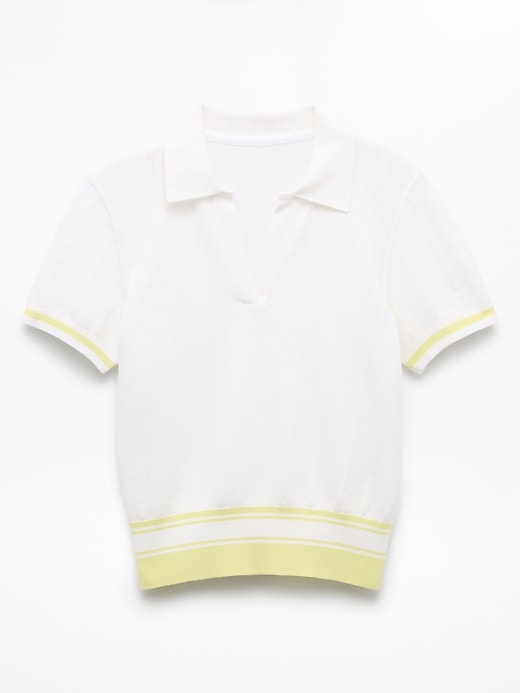 Image number 6 showing, Seamless Polo Tee Sweater