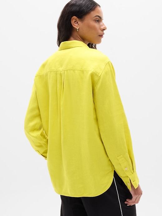 Image number 3 showing, Retreat Linen Top