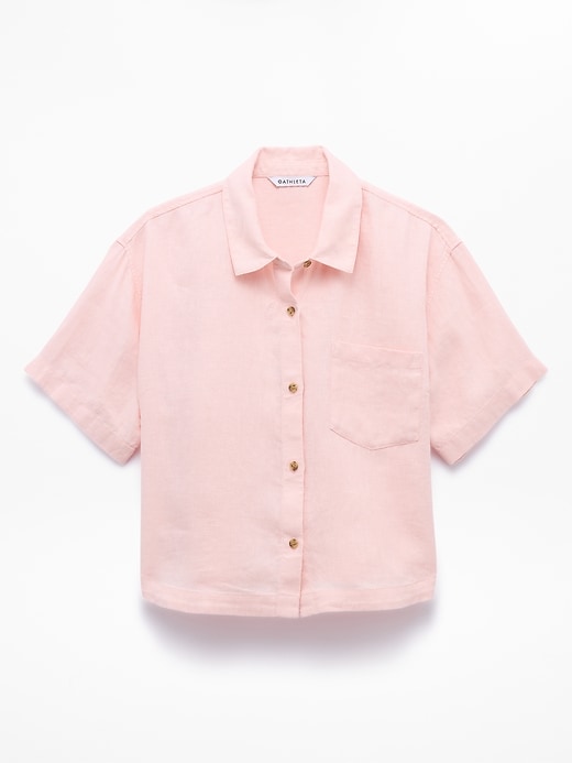 Image number 6 showing, Retreat Linen Short Sleeve Shirt